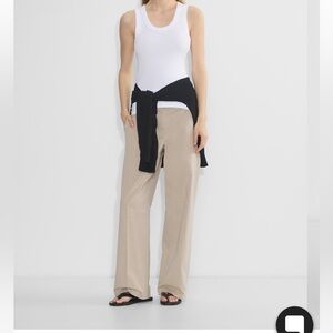 NWT Aritzia Tan Wide Leg Pants 2